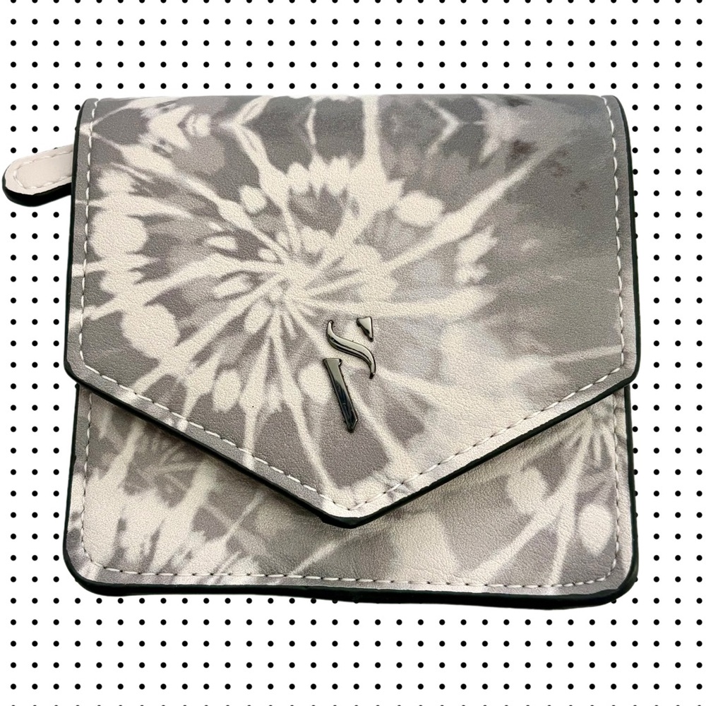 Simply Vera Wang Gray Tie-Dye Women's Snap Wallet